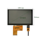 5" FPC CTP TFT LCD Capacitive Touchscreen ISO9001 With Rgb Interface