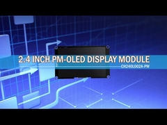 Compañía de suministro de LCD 128 * 64 píxeles Módulo de pantalla PM-OLED de 2,4 pulgadas