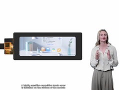 3 pulgadas 268 * 800 píxeles Long Strip LCD Touch Screen Module para el plumaje de escaneo