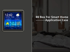 480x480 Todo en Negro Efecto IPS TFT 4 pulgadas Cuadrada Pantalla táctil de LCD para el hogar inteligente 86 caja