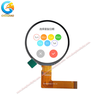 1.8 inch 25pins IPS LCD Panel With 360*360 Dots Resolution for Bcaklight 4 Pcs White LED