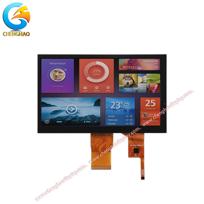 7-Inch IPS Display 50-Pin RGB 500 Cd/m2 Backlight Luminance For Project Applications