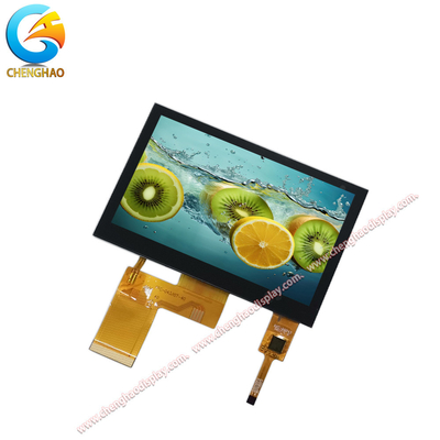 480x272 Resolution 4.3 Inch LCD Display Module TFT Capacitive Touchscreen Normally Black Display Mode High Temperature Range