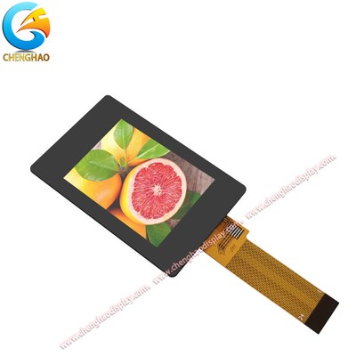240*320 Spi Lcd Module 24pins 2 Inch IPS TFT Screen With Black Glass Cover