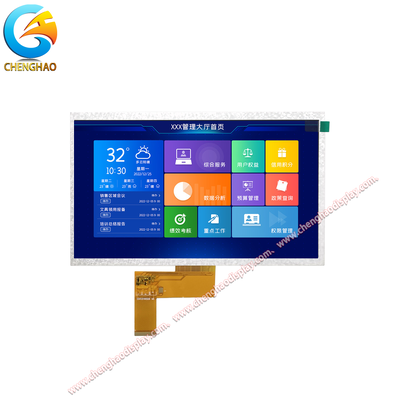 10.1 Inch 1024x600 TFT LCD Display Module with RGB Interface - 400 cd/m² Industrial LCD