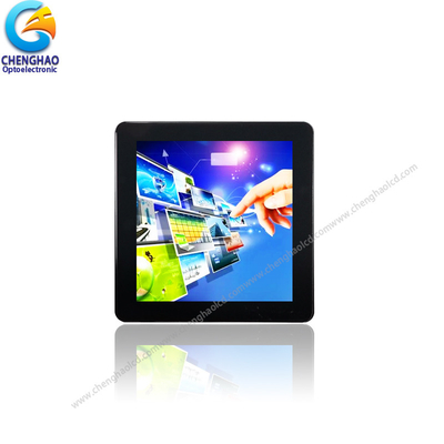 3.95 pulgadas de pantalla táctil cuadrada de 24 bits RGB todo negro efecto 480X480 Panel LCD TFT