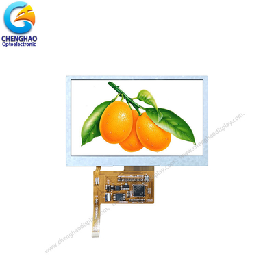 4.3 pulgadas de pantalla LCD Negativo 480x272 Resolución Todas las direcciones de visión