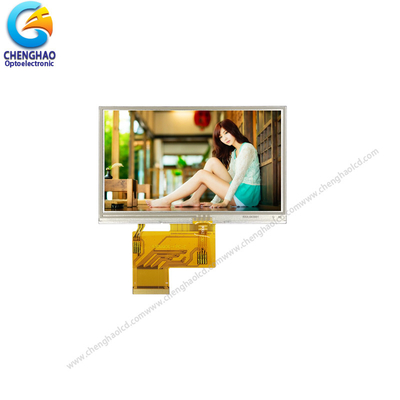 Modulo de pantalla táctil resistiva de 480x272 de 4.3 pulgadas con interfaz RGB