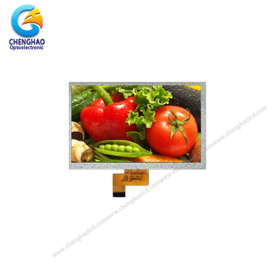 1024x600 Modulo de pantalla LCD de matriz de puntos Alturas Brillo Ampliación de la pantalla de temperatura
