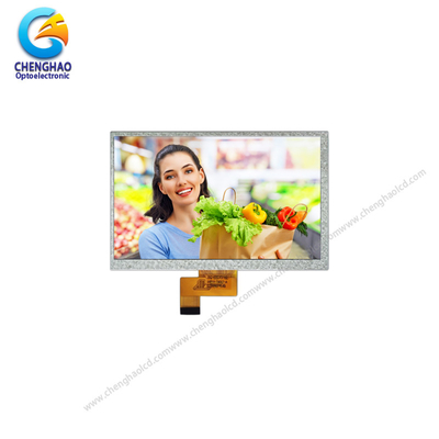 HD 7 pulgadas TFT LCD Modulo RGB 1024X600 4 carriles MIPI con todas las direcciones de visión