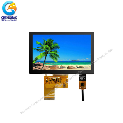 5.0 pulgadas pantalla de color 800x480 40pin TFT LCD capacitiva con pantalla táctil
