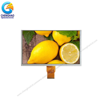 9 interfaz de la exhibición 1024x600 WSVGA 50pin 24bit RGB de TFT LCD de la pulgada
