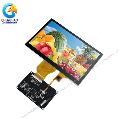 Interfaz capacitivo de los liendres 800x480 SPI de la pantalla táctil 400 7 de la pulgada médica