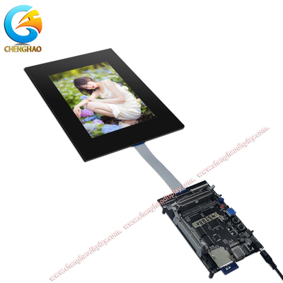 Exhibición del tacto del LCD de los temporeros anchos de -20℃~60℃ pequeña con el panel táctil capacitivo de GT911 IC