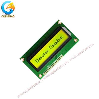 16x02 Stn Pantalla LCD monocromática con ángulo de visión de 6 horas