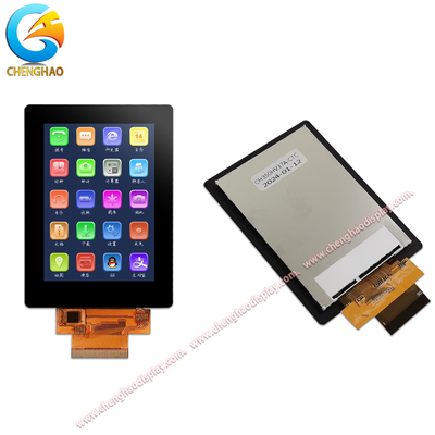 Display táctil LCD TFT de 3,5 pulgadas con panel táctil capacitivo