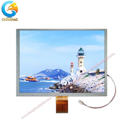 Modulo de pantalla LCD de 10,4 pulgadas de grado industrial con resolución de 800x600 y interfaz RGB
