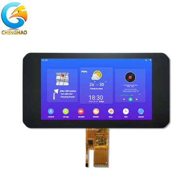7 pulgadas Modulo TFT IPS personalizado 1024x600 Resolución con panel táctil capacitivo