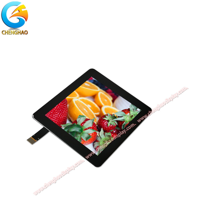 Pantalla LCD táctil All In Black de 4 pulgadas 480*480 cuadrada TFT para aplicaciones industriales