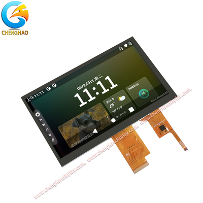 Pantalla LCD IPS de 7 pulgadas, 40 pines, 1024*600, con dirección de visualización libre de 80/80/80/80