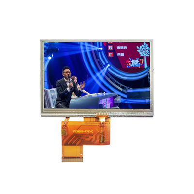 RTP 4.3in Pequeña pantalla táctil LCD RGB 250cd/M2 módulo de pantalla LCD