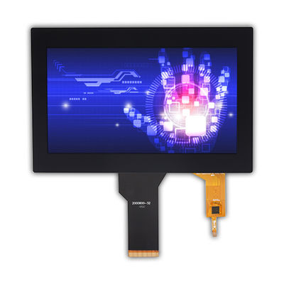 I2c Ctp 50 pin TFT LCD con pantalla táctil capacitiva LED blanca de 24 bits Rgb