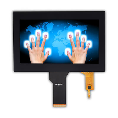 7in 24 Bit RGB TFT LCD Monitor de verdadero color Rohs 200cd/m2
