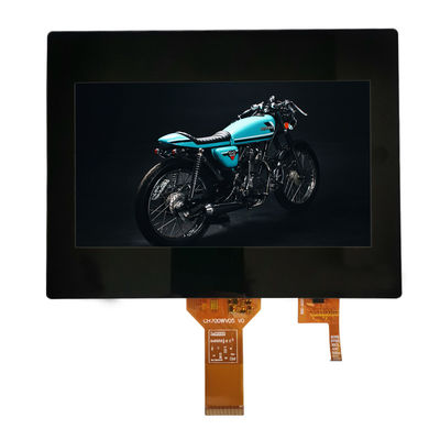 FPC 850cd/M2 TFT LCD con pantalla táctil capacitiva 800x480 luz de fondo LED blanca