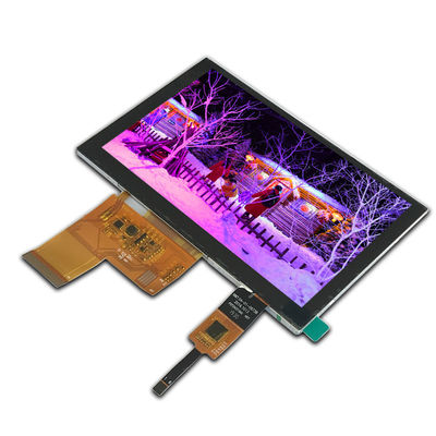 5 pulgadas CTP Iso9001 Lcd Modulo de pantalla táctil 800x480 24 bits RGB