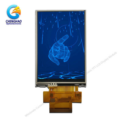 Display LCD RTP IPS TFT con transmisión de 3,5' 320x480 Panel de pantalla táctil resistiva
