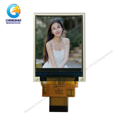 Coloree blanco transmisivo del TN del módulo de TFT LCD de 1,8 pulgadas normalmente