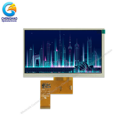 7.0 pulgadas Display LCD TFT pequeño 800 * 480 Resolución luz de fondo LED blanca