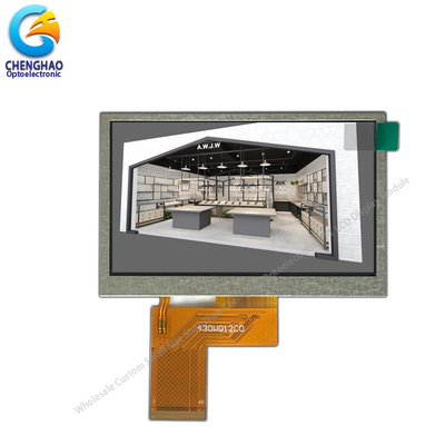 4.3 pulgadas 300Nits Color TFT pantalla LCD Monitor Modulo de pantalla