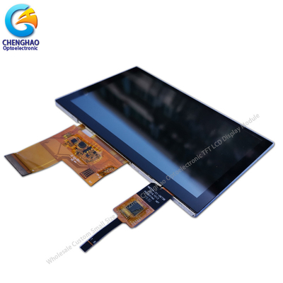 5 pulgadas de 24 bits de interfaz RGB TFT LCD pantalla táctil