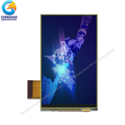 Monitoreo de pantalla LCD industrial SPI Transmisor de 24 bits RGB 300 cd/m2
