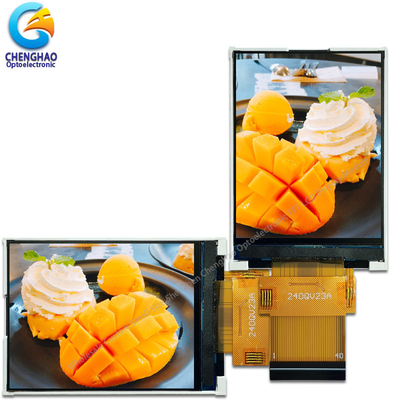MCU Ctp IPS Panel LCD 240x320 puntos 300nits 3 líneas 9 bits 262k SPI