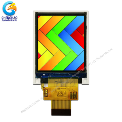 1.8 pulgadas 24 pin Tft LCD Display Color Module 6 O'Clock 128 * 160 Nits Panel personalizado