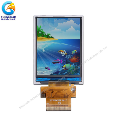 2.8 pulgadas de serie Tft LCD Modulo de visualización 8 / 9 / 16 / 18 Bit Interfaz de sistema de la serie 8080