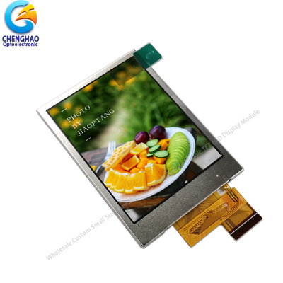 2.4 pulgadas 39 pines pantalla LCD personalizada I80 sistema 8 / 9 / 16 / 18 interfaz de bits