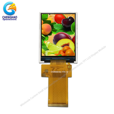 Display de transistor de película delgada de 50 pines 3 líneas 9 bits SPI Multi Interface Modulo LCD pequeño